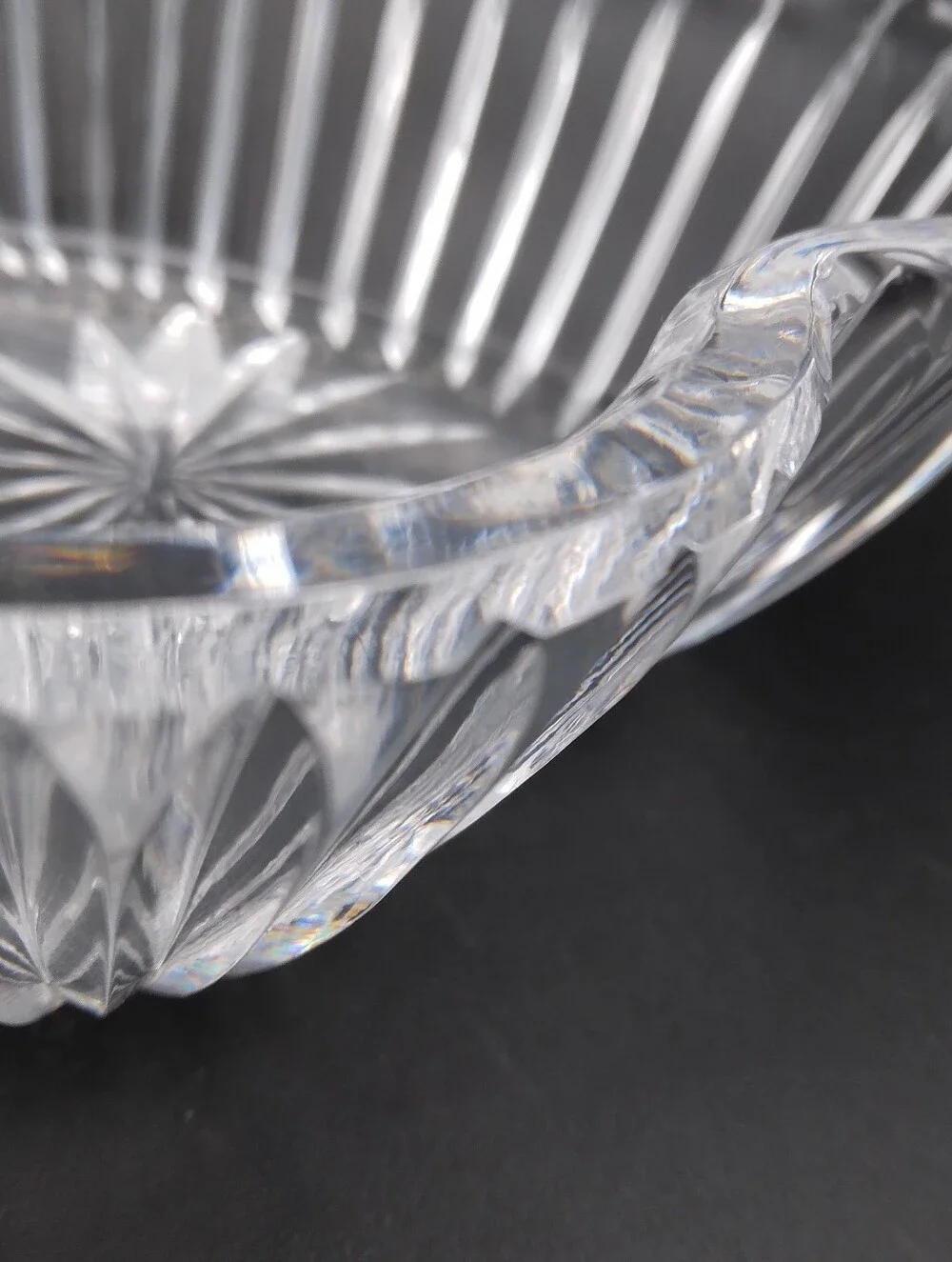 Vintage Waterford Crystal Heart Trinket Dish/Bowl/Dish